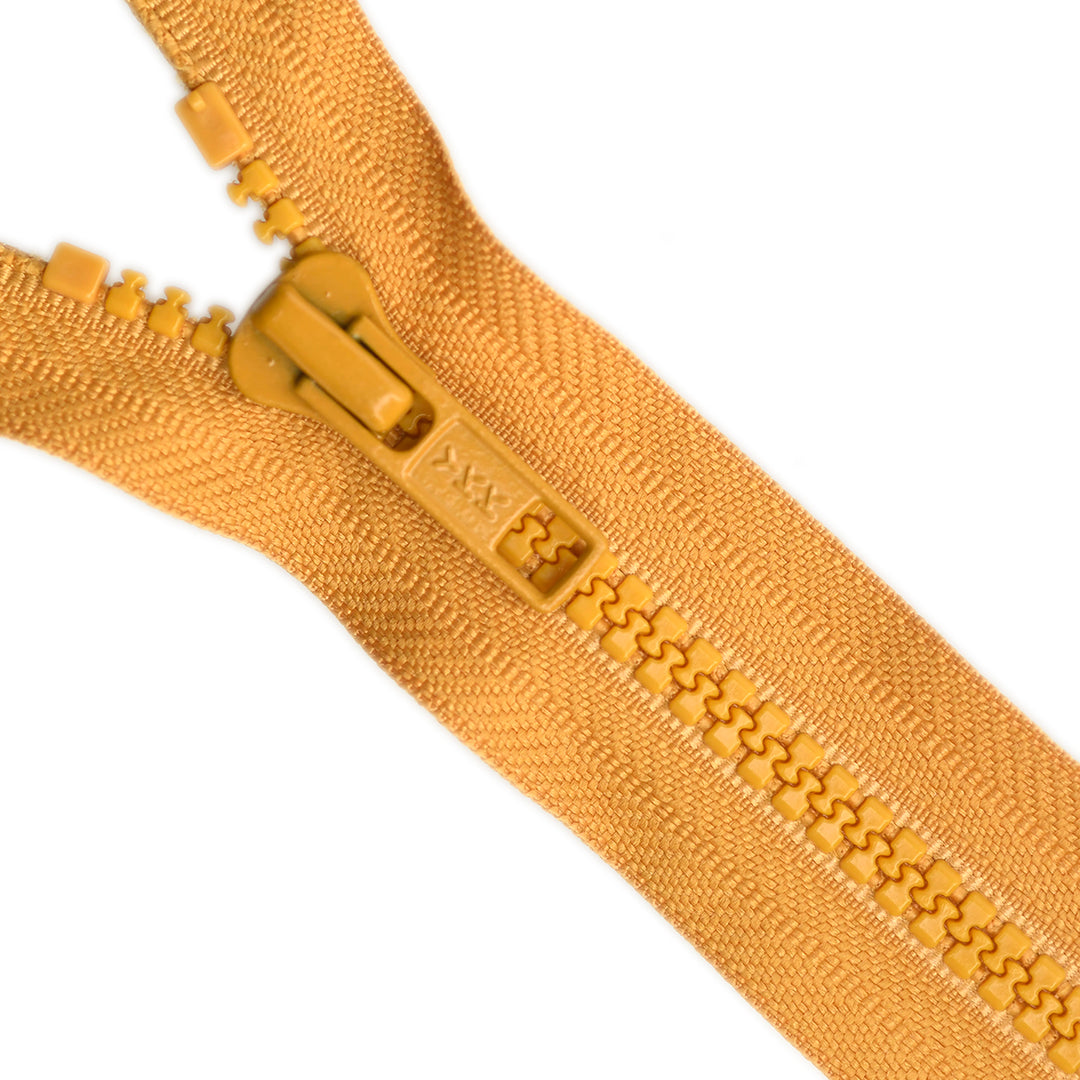 yellow zipper with chunky teeth