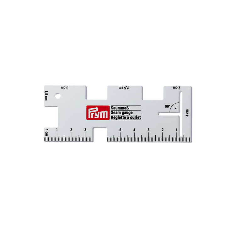 40MM ALUMINIUM SEAM GAUGE 104MM WITH CM SCALE