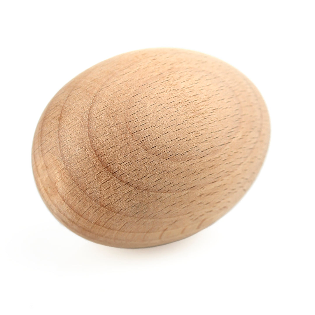 NATURAL HARDWOOD DARNING EGG