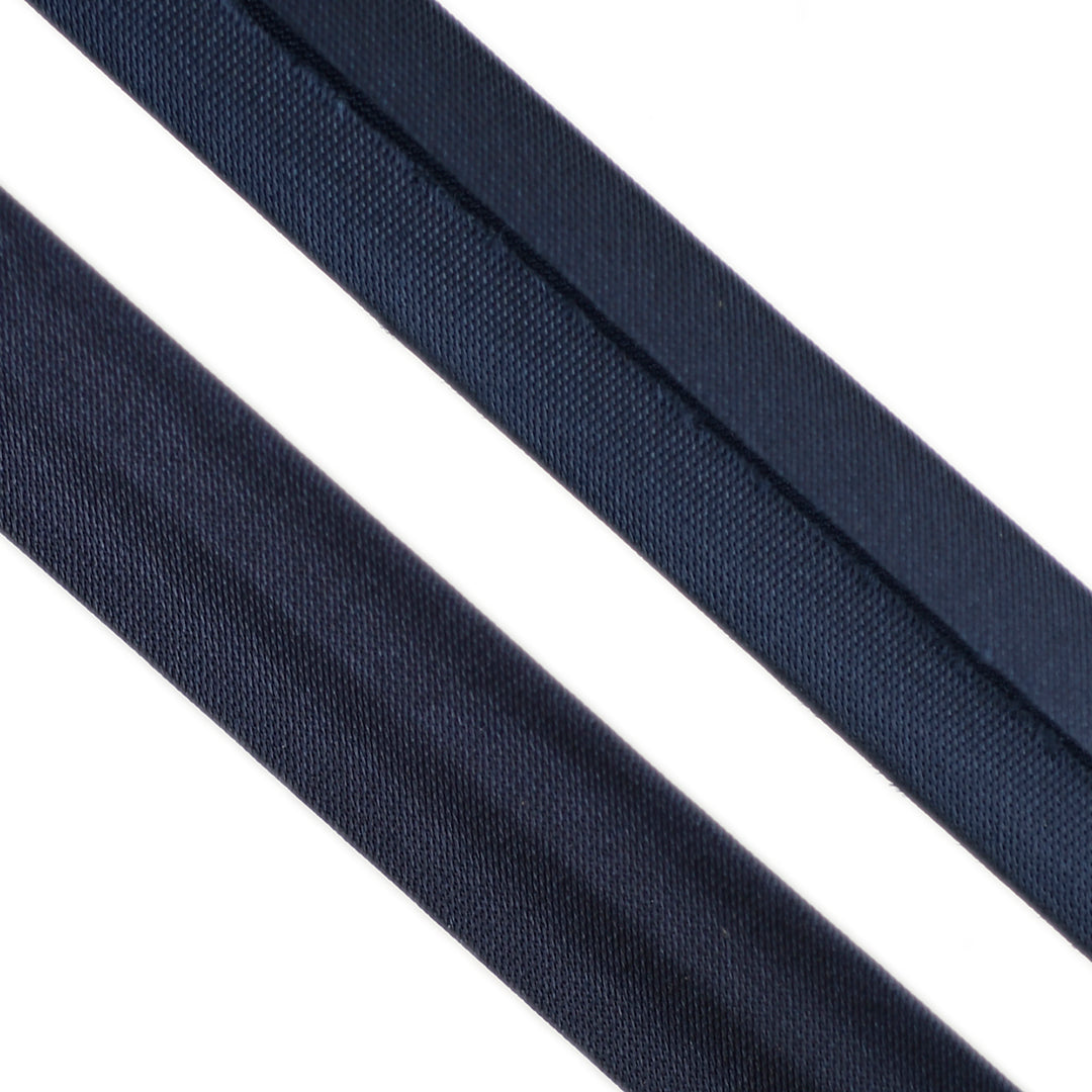 SATIN BIAS BINDING NAVY