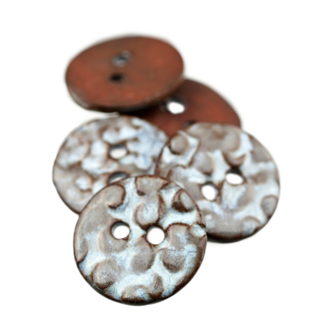 40MM HANDMADE CERAMIC BUTTON 'LEILYN'