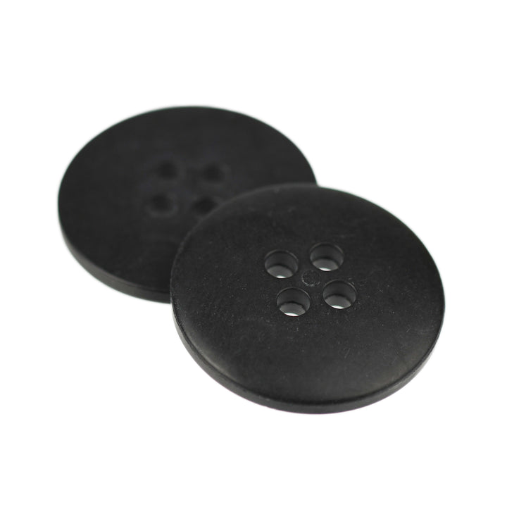 FOUR-HOLE FLAT BUTTON MATTE BLACK