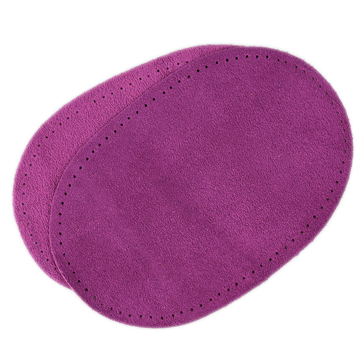 AUSTRALIAN-MADE SUEDE ELBOW PATCHES COL CERISE