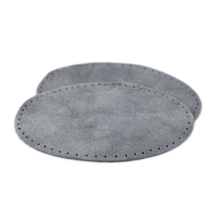 AUSTRALIAN-MADE SUEDE ELBOW PATCHES COL GREY