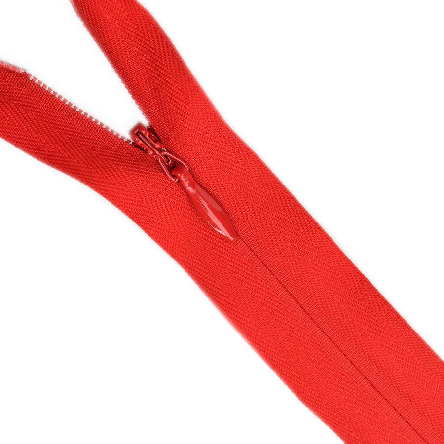 MJTrends: 22 inch red invisible zipper