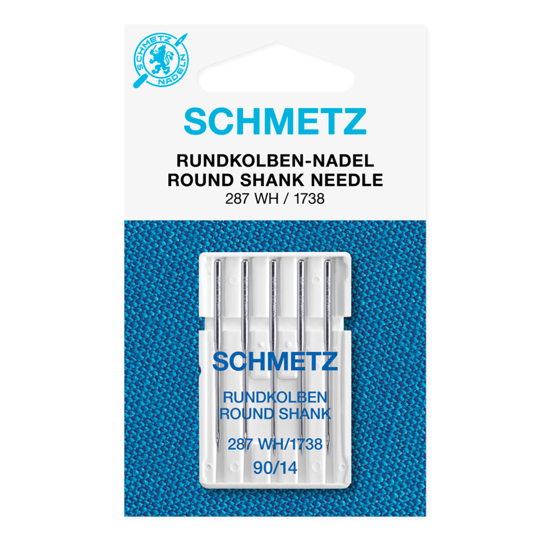 SCHMETZ ROUND SHANK NEEDLES Pack 5 SIZE 90/14