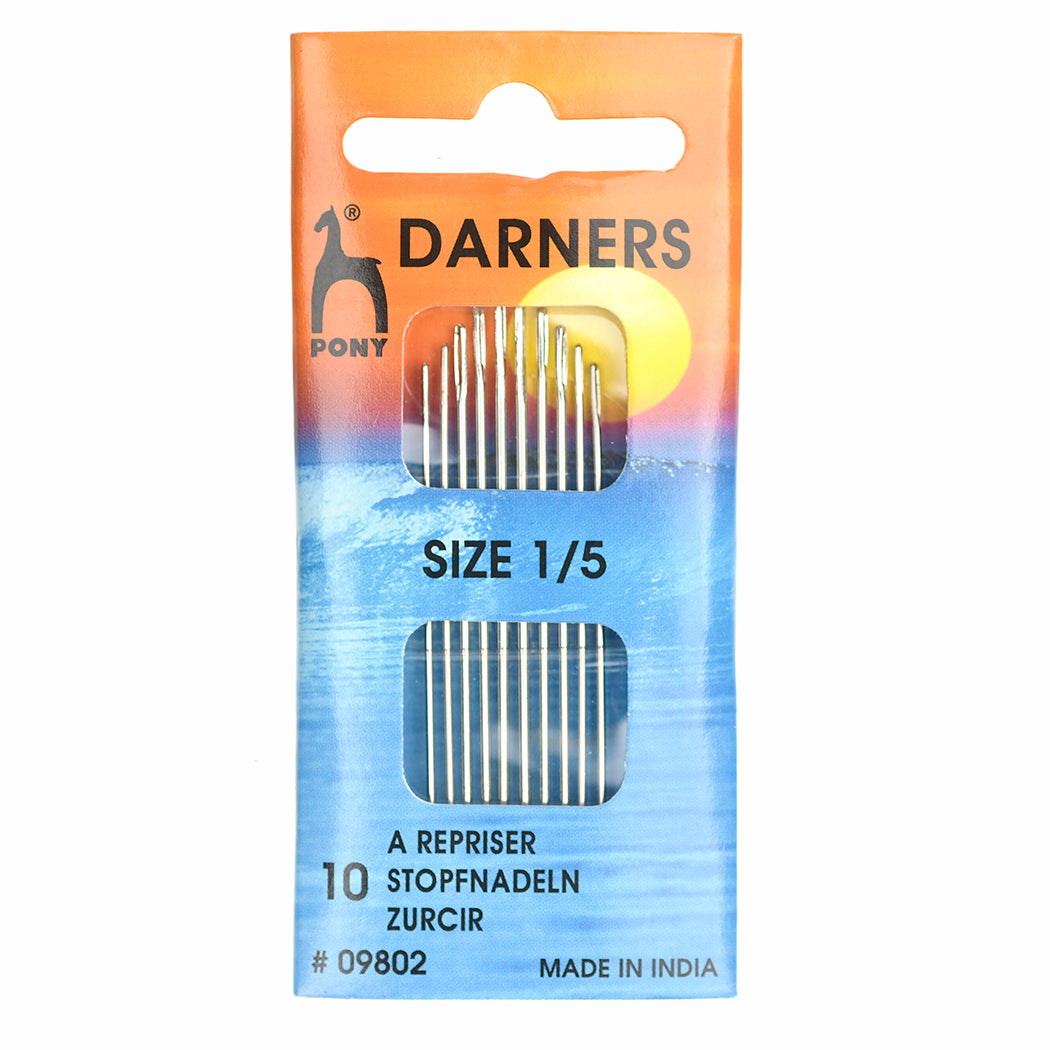 PONY HAND-SEWING NEEDLES: DARNERS