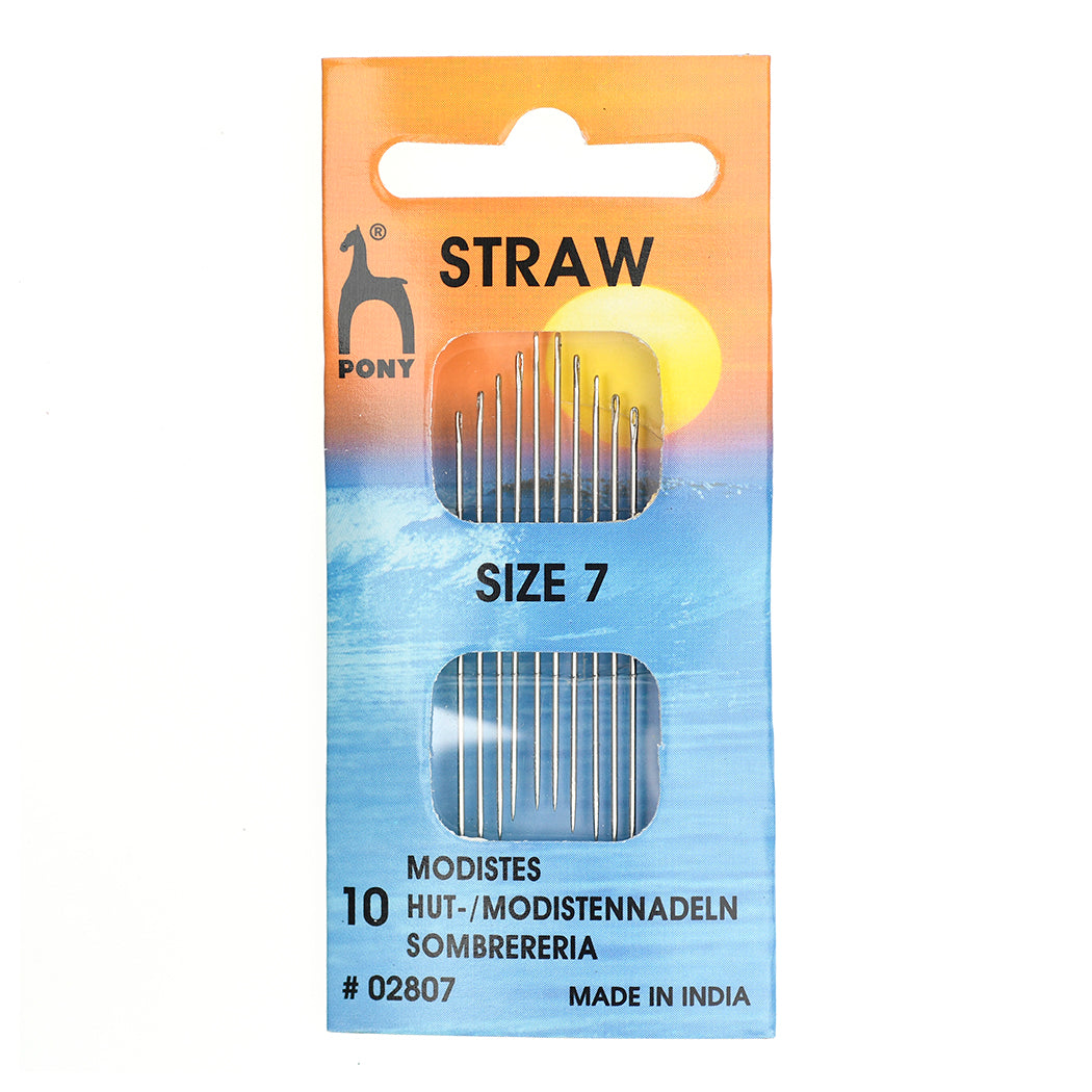 PONY HAND-SEWING NEEDLES: STRAW/ MILLINERS