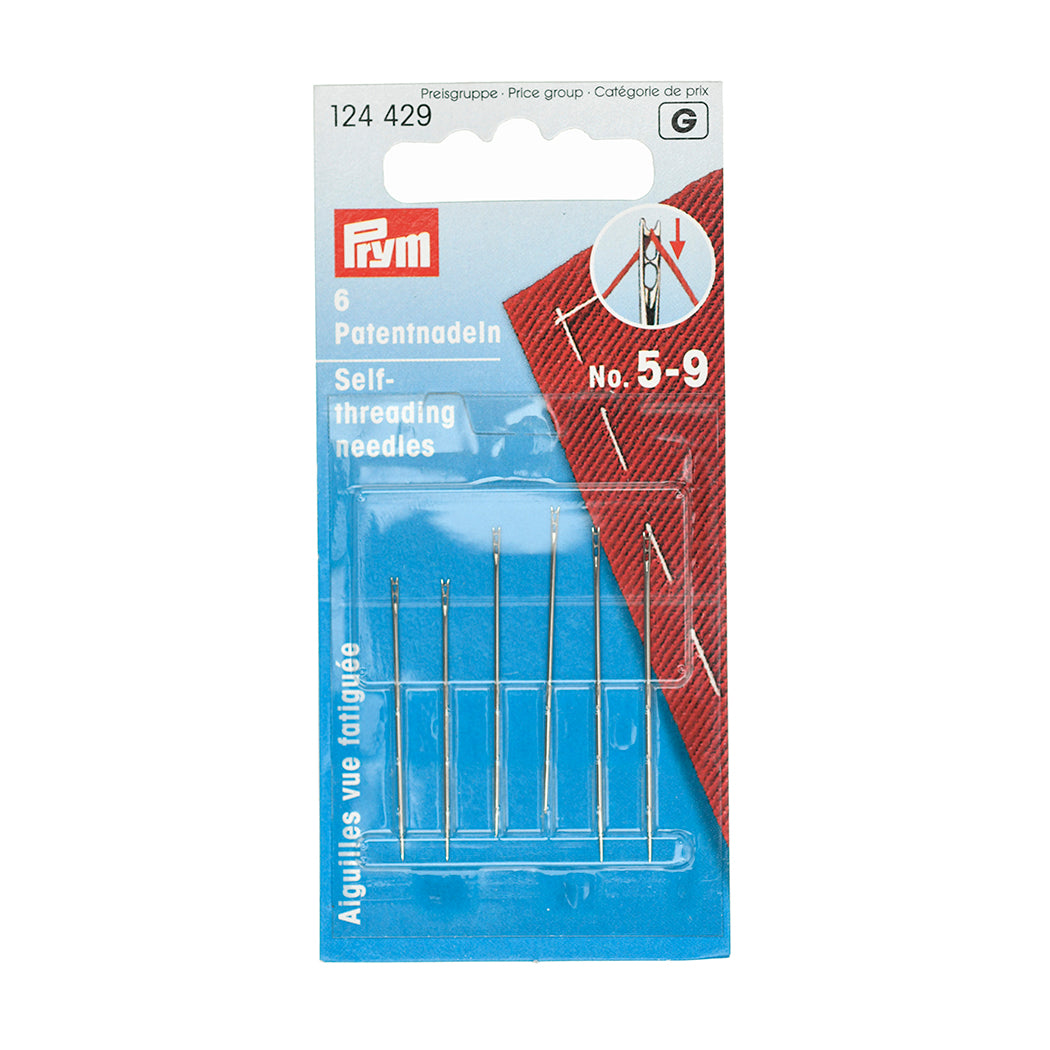 PRYM HAND-SEWING NEEDLES: SELF-THREADING