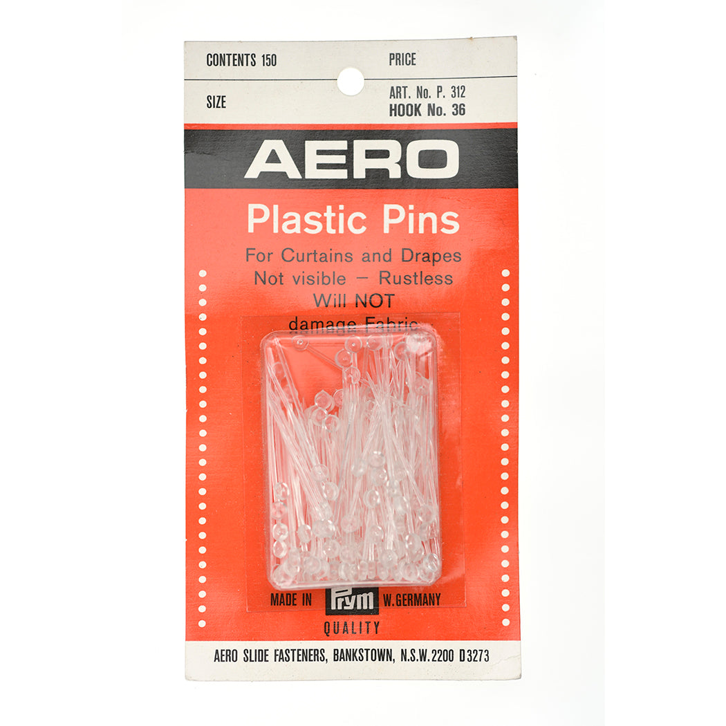 PRYM PLASTIC PINS FOR CURTAINS & DRAPES PACK 150