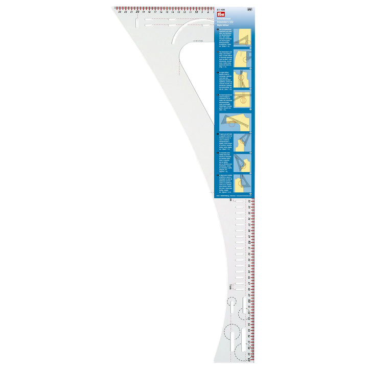 GARMENT RULER FOR PATTERN MAKING