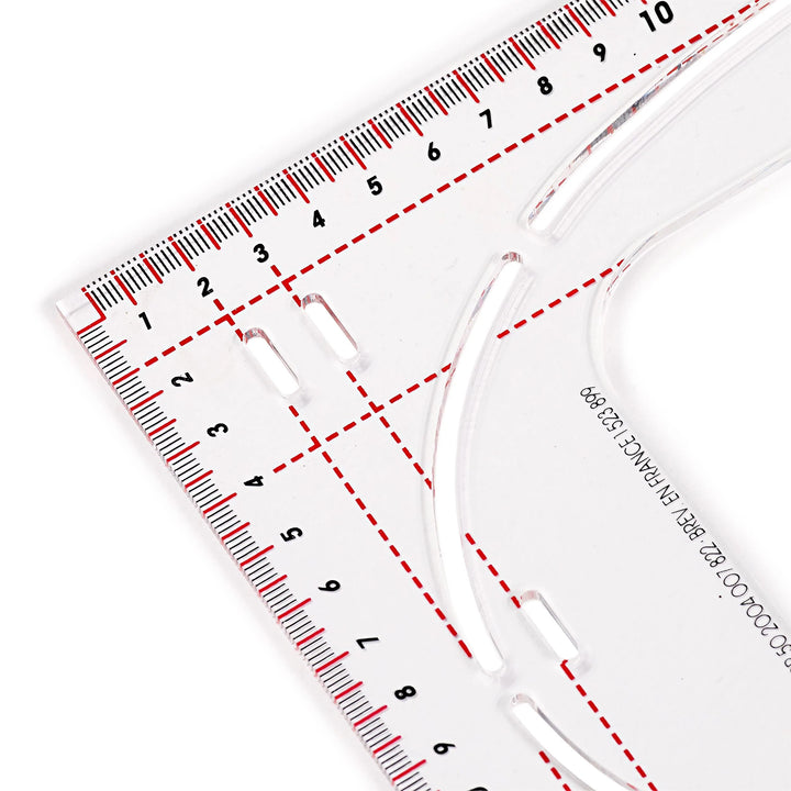 GARMENT RULER FOR PATTERN MAKING