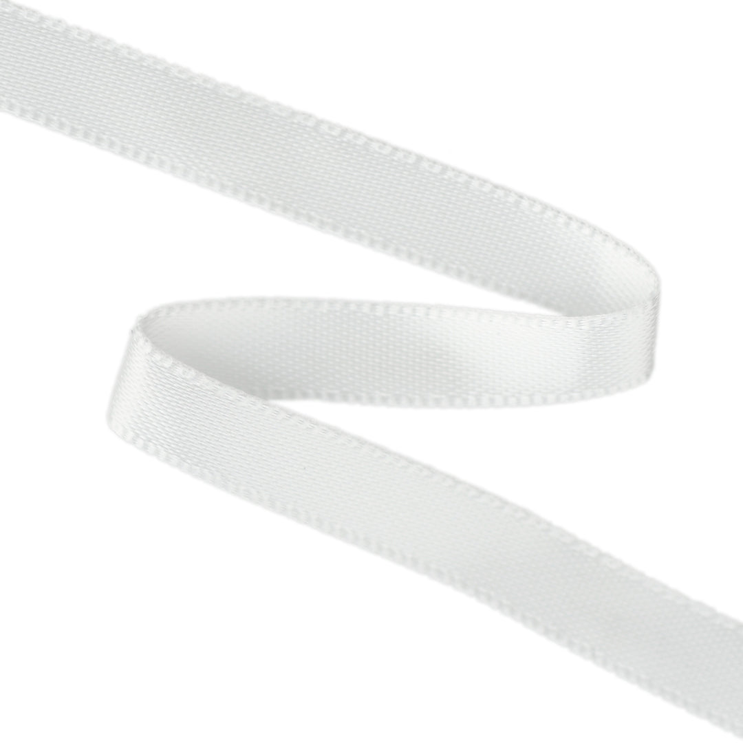 DOUBLE-SIDED SATIN RIBBON - OFF-WHITE