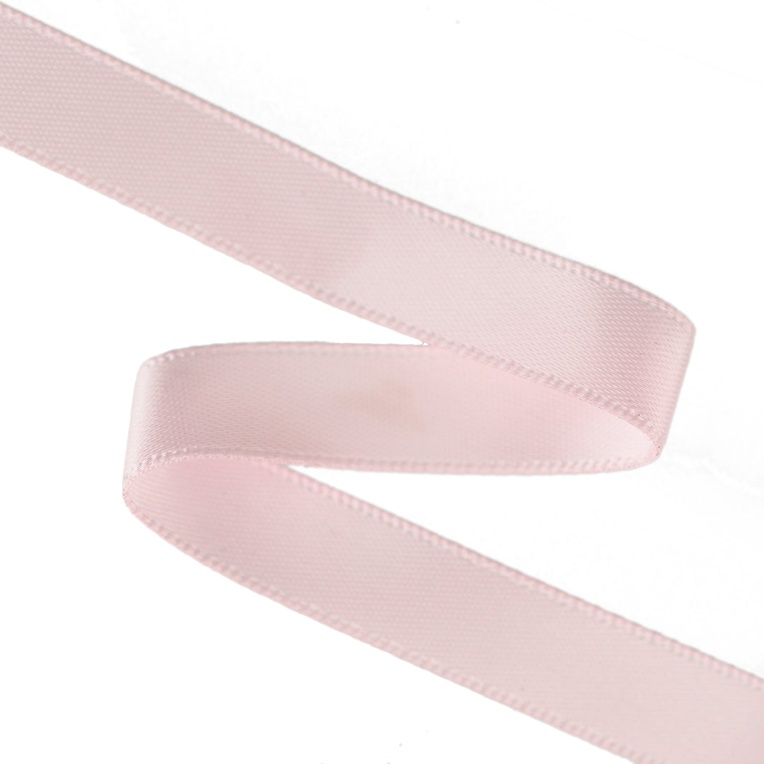 DOUBLE-SIDED SATIN RIBBON - PALE PINK