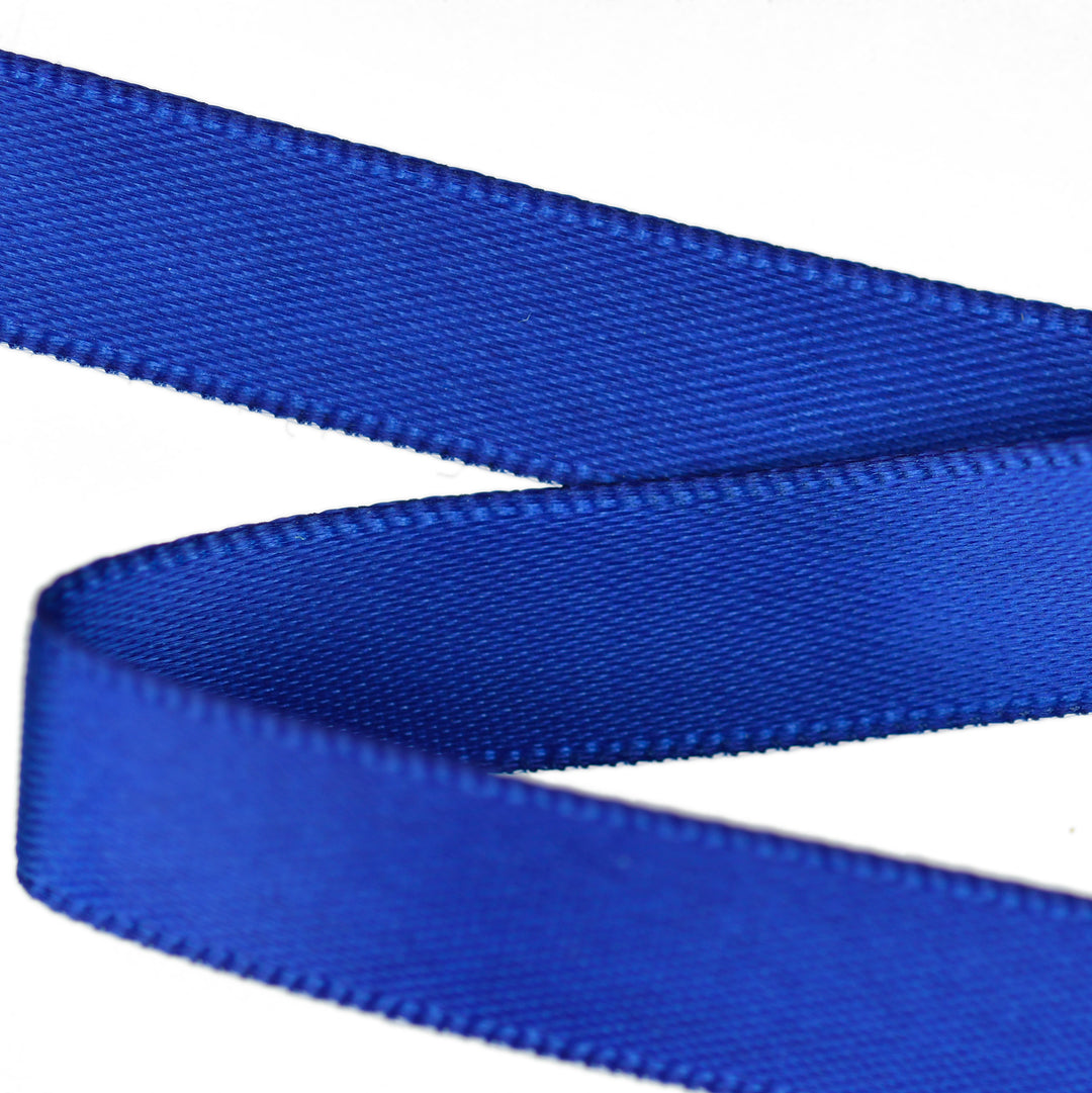 DOUBLE-SIDED SATIN RIBBON - ROYAL BLUE