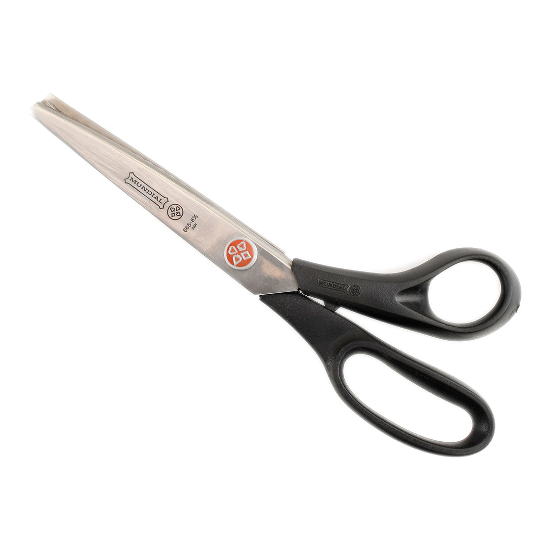 21CM (8.5") MUNDIAL RED DOT PINKING SHEARS