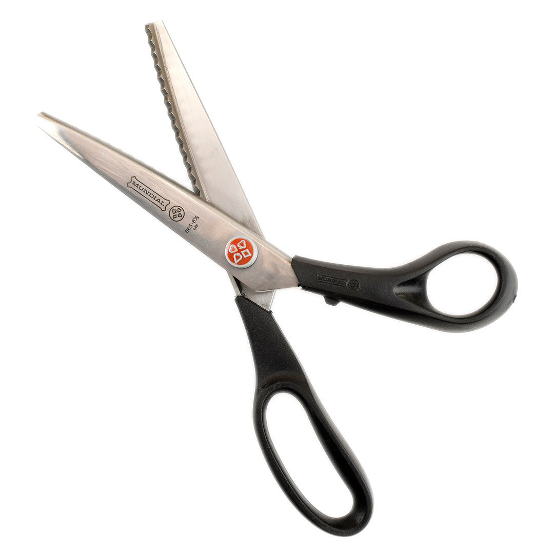 21CM (8.5") MUNDIAL RED DOT PINKING SHEARS