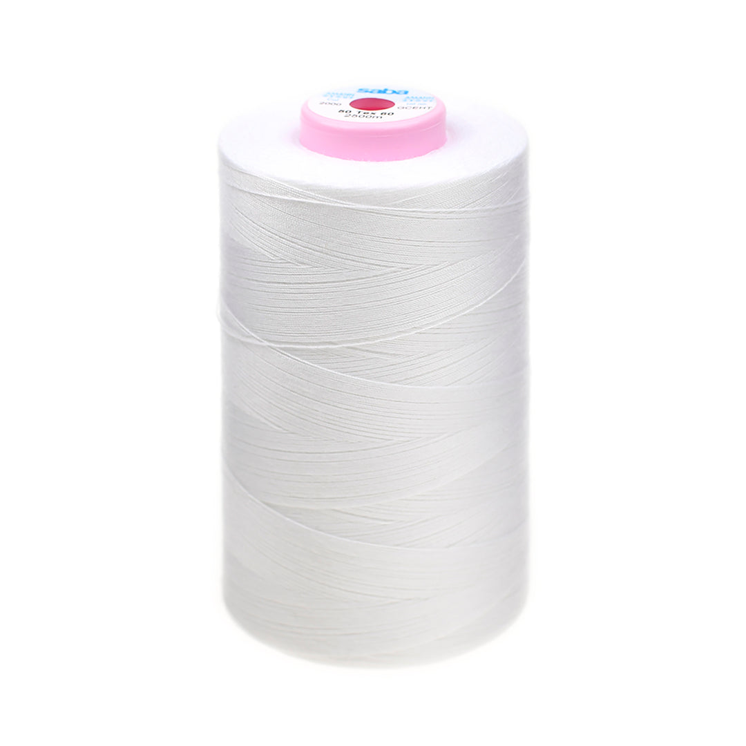 SABA THREAD TKT 50 COL 2000 WHITE