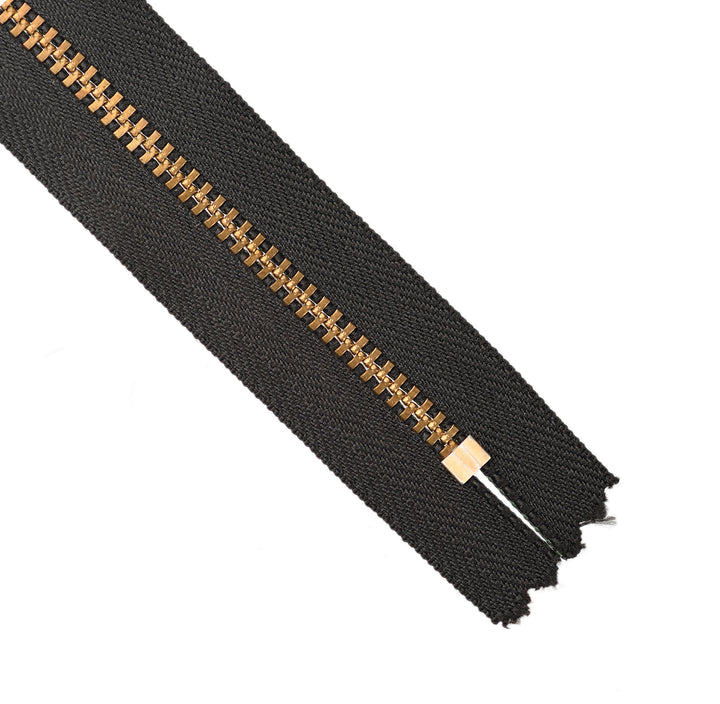 YKK METAL CLOSED-END ZIP NO.4.5 GOLD COL 916